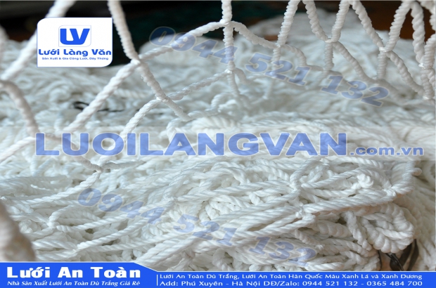 Lưới An Toàn Dù Trắng Giá Rẻ Ở Hà Nội